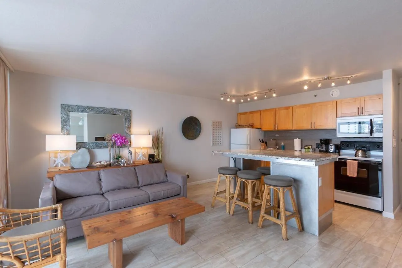 High Level Waikiki Condo - Enjoy Ocean Views From Your Private Lanai! Condo Honolulu Apartamento